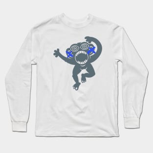 monkey Lovers Vibrant Artists String Long Sleeve T-Shirt